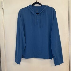 Nike Yoga Size Medium Women's Blue Hoodie
